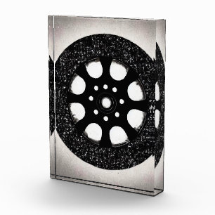 Black Vintage Film Reel Photo Block