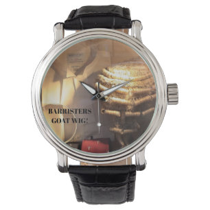 Black Vintage Leather Watch