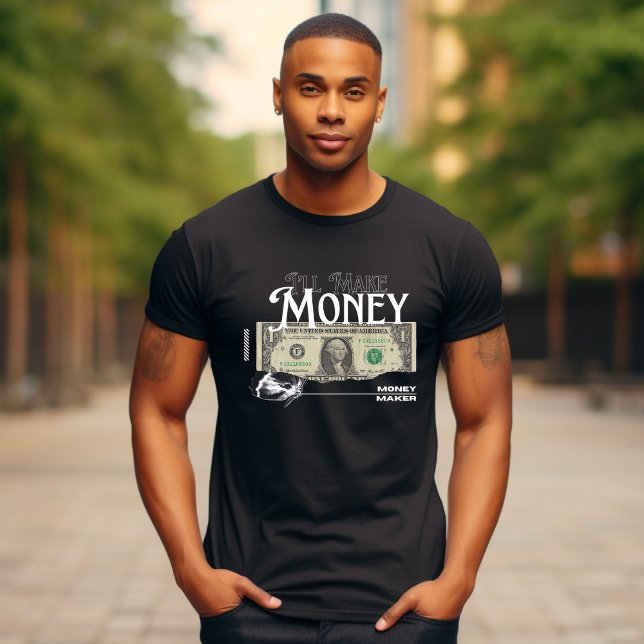 Black Vintage Money T-Shirt (Creator Uploaded)