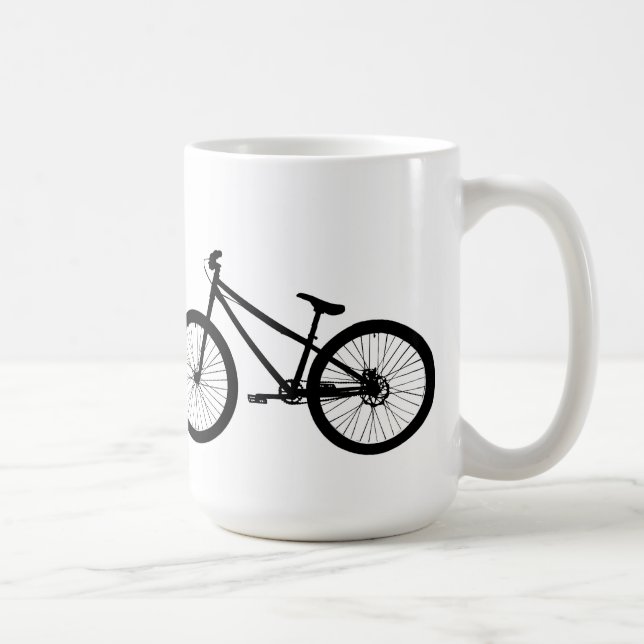 Black Vintage Mountain Bike Mug (Right)