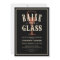 Black Vintage Rehearsal Dinner Invitations