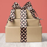 Black Vintage Retro Santa Claus Christmas Satin Ribbon<br><div class="desc">Add a nostalgic touch to your holiday decorations with this black vintage Santa Claus Christmas satin ribbon. Featuring a classic Santa Claus design with festive snowflakes against a solid background, this ribbon is perfect for gift wrapping, holiday crafts, wreaths, and more. The retro style and vibrant design make it a...</div>