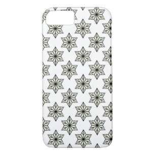 Black Vintage Starburst BT iPhone 7 Coque