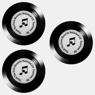 Black Vinyl LP Record Albums Thank You