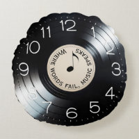 Black Vinyl Record Album With Quote