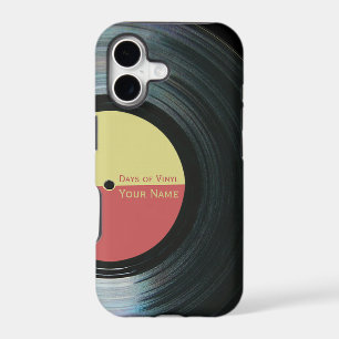 Black Vinyl Record Effect iPhone 5/5S Case