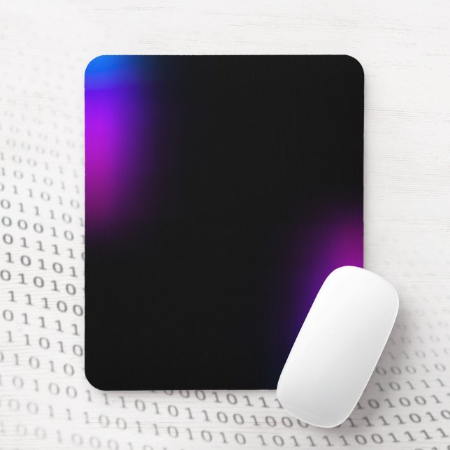 Black Violet Gradient Glow Mouse Pad (Creator Uploaded)
