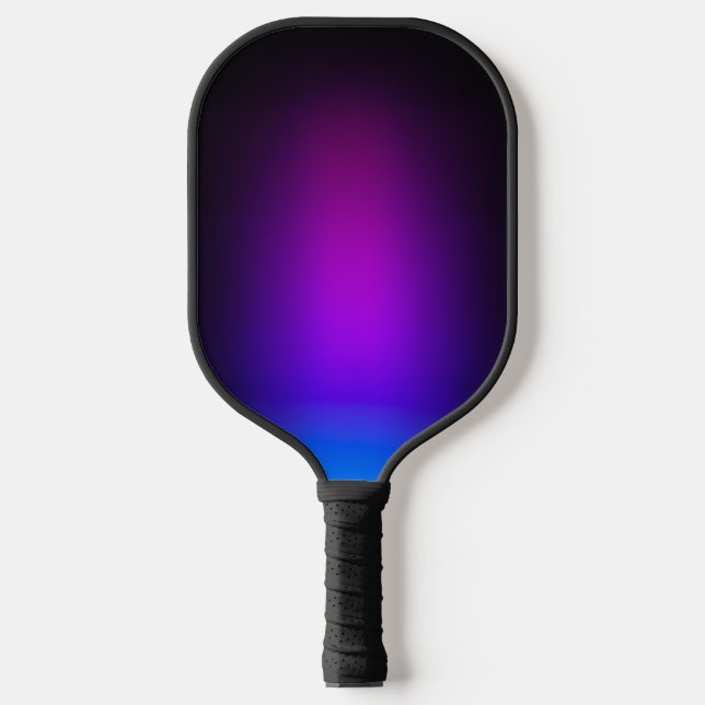 Black Violet Gradient Glow Pickleball Paddle (Front)