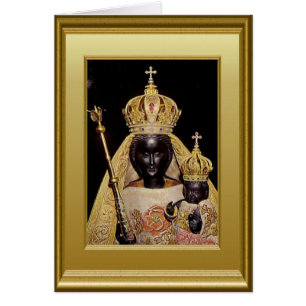 Black Virgin Mary and child Jesus