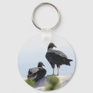 Black Vultures Keychain