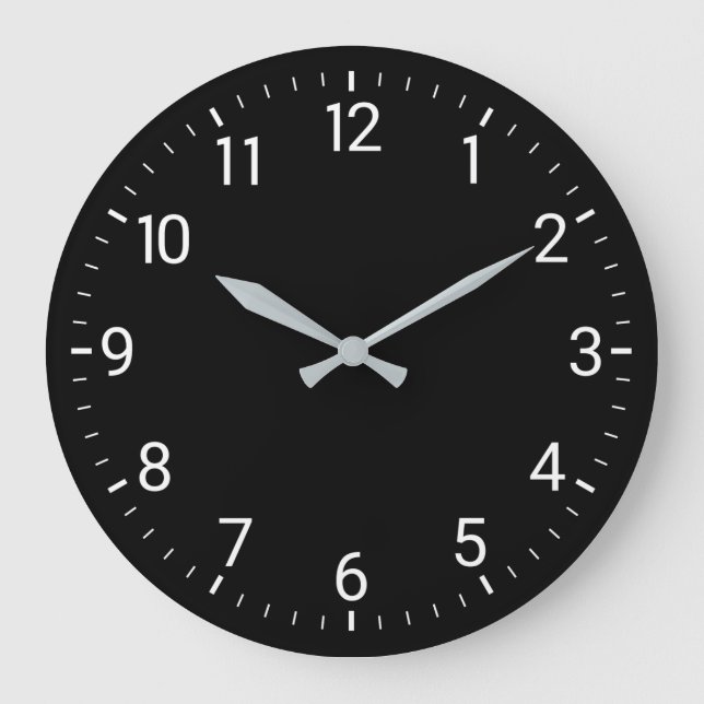 Black Wall Clock (Front)