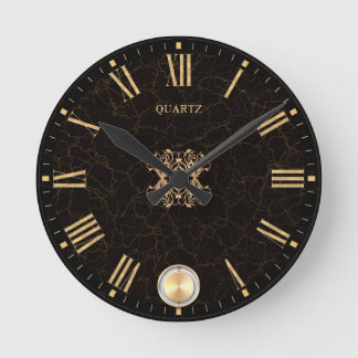 Black wall clock