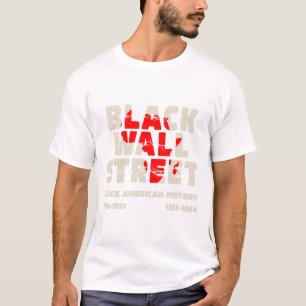 Black Wall Street Tulsa African Juneteenth Black W T-Shirt