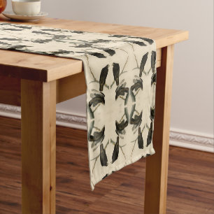 Black Warrior (Red-tailed Hawk) from Audubon Birds Short Table Runner