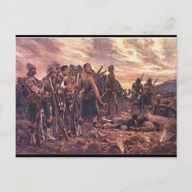 Black Watch at Magersfontein Postcard (Front)