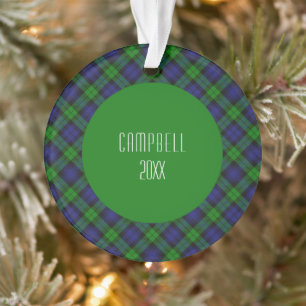 Black Watch Clan Tartan Scottish Plaid Ornament