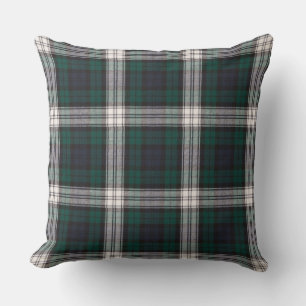 Black Watch Dress Modern Original Tartan Square Throw Pillow
