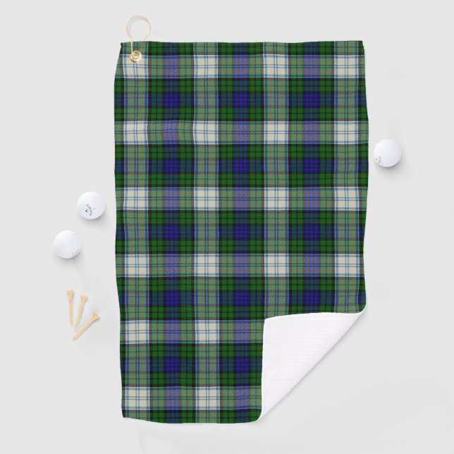 Black Watch Dress Modern Tartan Plaid Pattern Golf Towel (InSitu)