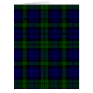 Black Watch Tartan bleu vert Plaid