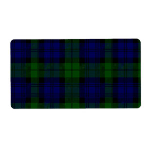 Black Watch Tartan bleu vert Plaid