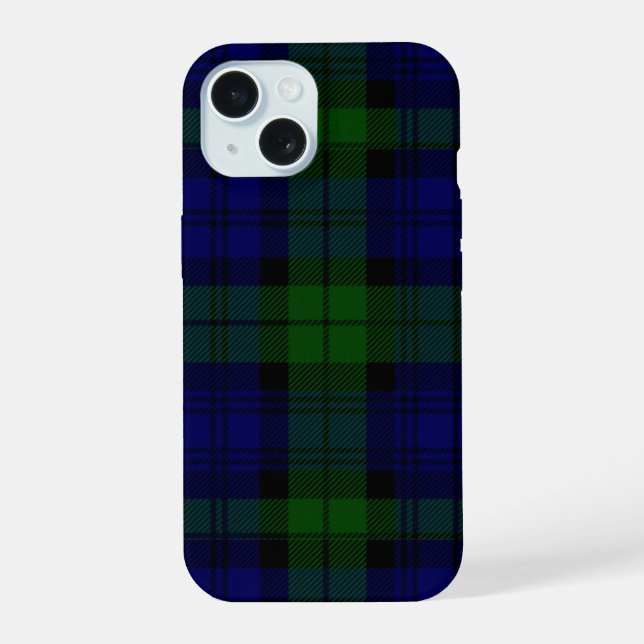 Black Watch Tartan bleu vert Plaid (Verso)
