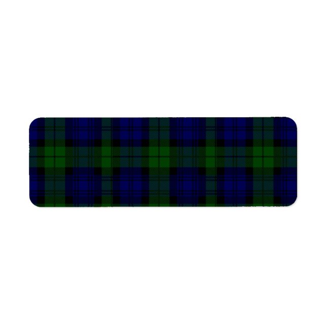 Black Watch Tartan Blue Green Plaid (Front)
