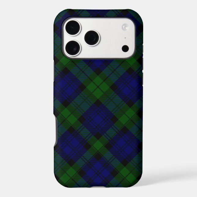 Black Watch Tartan Blue Green Plaid (Verso)
