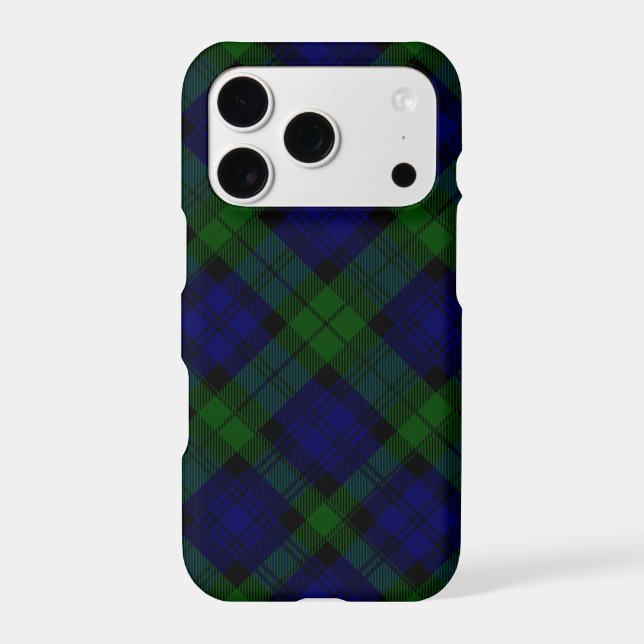 Black Watch Tartan Blue Green Plaid (Verso)