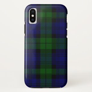 Black Watch Tartan Blue Green Plaid Case-Mate iPhone Case