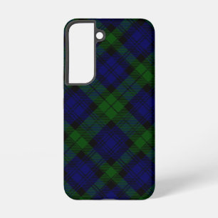 Black Watch Tartan Blue Green Plaid Samsung Galaxy Case