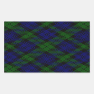Black Watch Tartan Blue Green Plaid Sticker