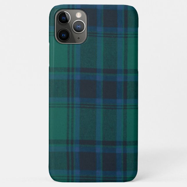 Black watch tartan Case-Mate Barely There Apple iP Case-Mate iPhone Case (Back)