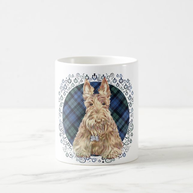 Black Watch Tartan Coffee Mug (Center)
