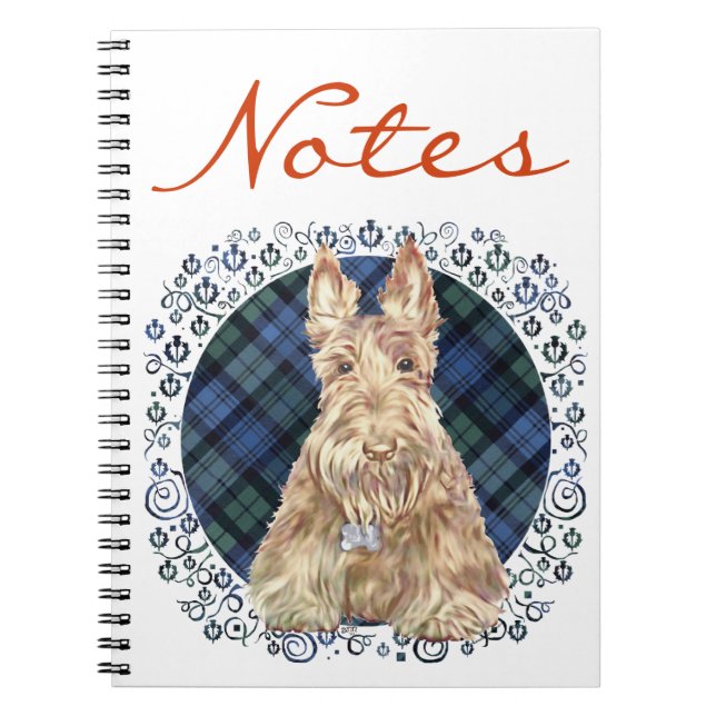 Black Watch Tartan Notebook (Front)