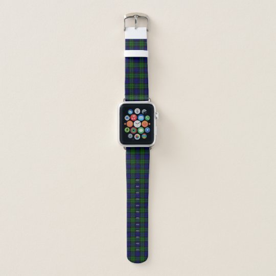 green and black apple watch band