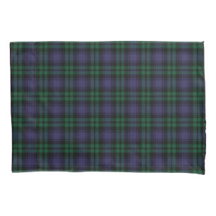 Black Watch Tartan, Plaid Pillowcase