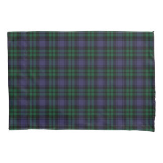 Black Watch Tartan, Plaid Pillowcase