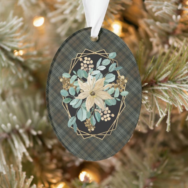 Black Watch Weathered Original Scottish Tartan Ornament (Tree)