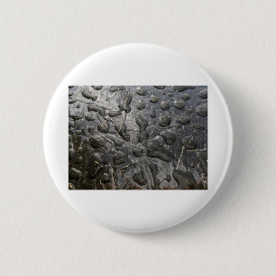 Black Water 2 Inch Round Button