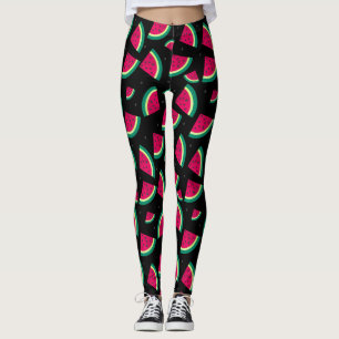 Black Watermelon Leggings