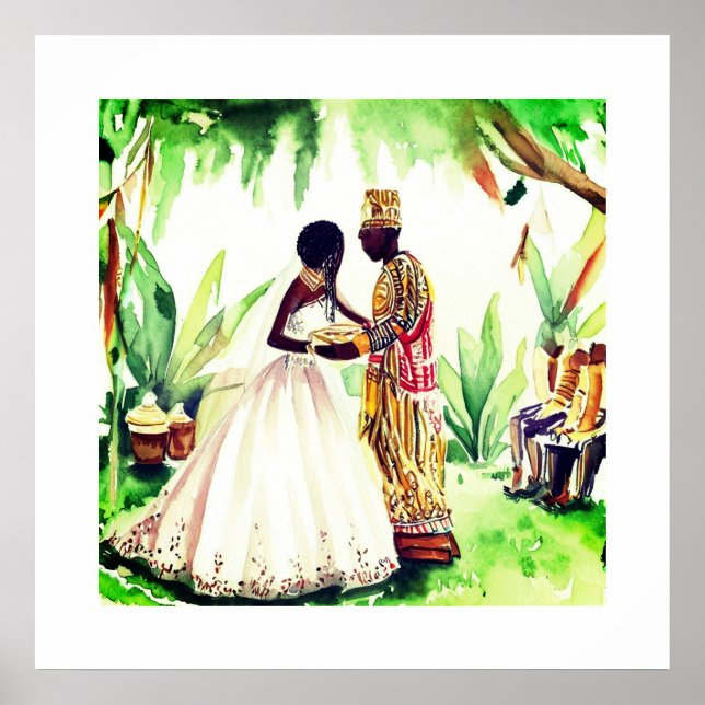 Black Wedding Poster (Front)