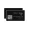Black Wedding QR Code Respond RSVP Enclosure Card