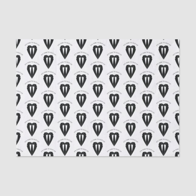 Black Wedding Suit and Tie Groomsman Proposal Tissue Paper (Front)
