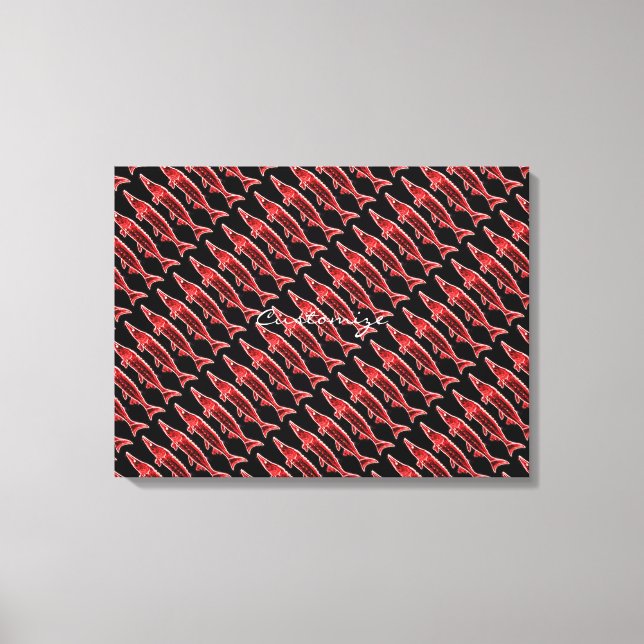 black whale Thunder_Cove Canvas Print (Front)