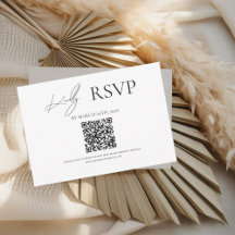 Black Where Forever Begins Wedding RSVP Cards