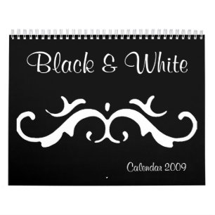 Black & White 2009 Calendar