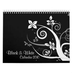 Black & White 2010 Calendar