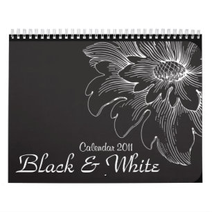 Black & White 2011 Calendar