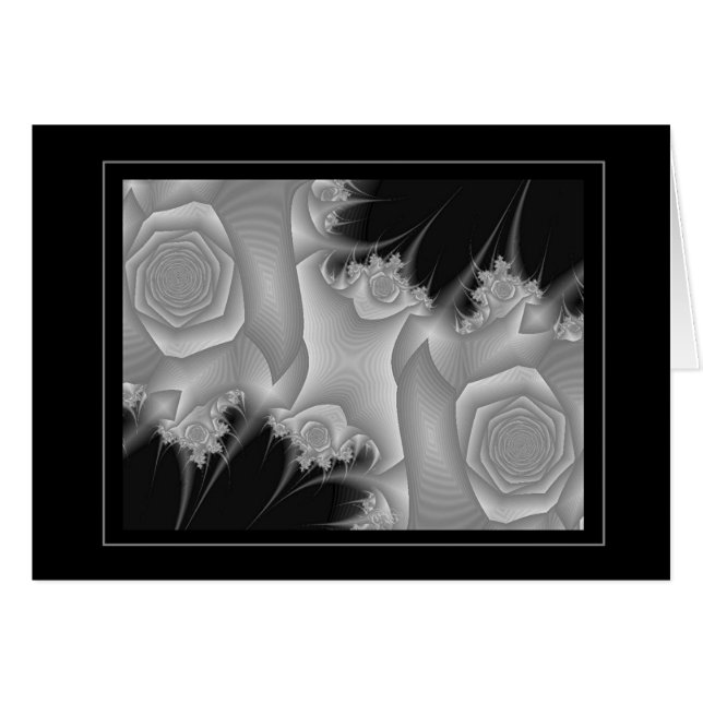 Black & White 8 (Roses) (Front Horizontal)