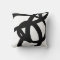 Black & White Abstract Art Throw Pillow